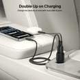 thumbnail image 3 of Belkin 24 Watt Dual USB Car Charger - 2 12W USB A Ports with USB-C Cable for Fast Charging, 3 of 8