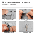 thumbnail image 4 of 2pcs Exposidor Para Aretes Organizador Joyería Colgantes  Lab.g Gris, 4 of 5