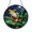 Acrylic 3.5 Inch, variant on Frog in Rainforest Night Stained Glass Style Window Hanging