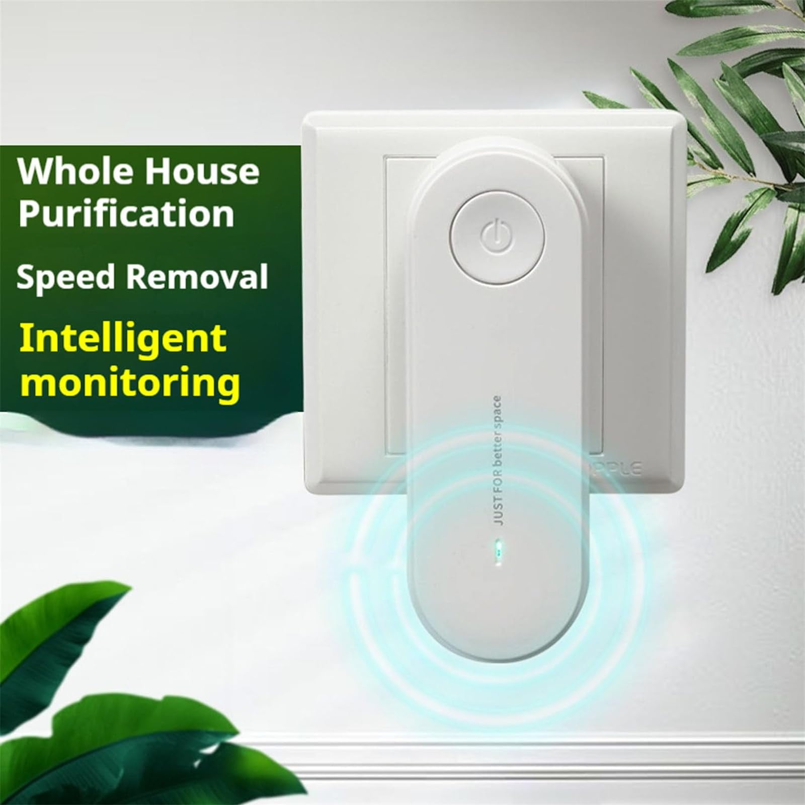 2025 New Magair Air Purifiers Plug In, Silent Filterless Design/360° Coverage, Pollutants for Bedrooms, Toilets, Pet Room (3pcs)