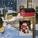 thumbnail image 5 of Yuarrent Jardín temático de Navidad, vacaciones de invierno, patio, ventana exterior, calle, muñeco de nieve, decoración de Festival de lino Type10 NO10, 5 of 6