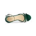 thumbnail image 4 of BLISSFUL STEP Women's Satin Rhinestone Stiletto Heel Sandals, 4 of 7