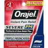 Orajel Maximum Strength Nighttime Toothache Pain Relief Cream-0.25oz