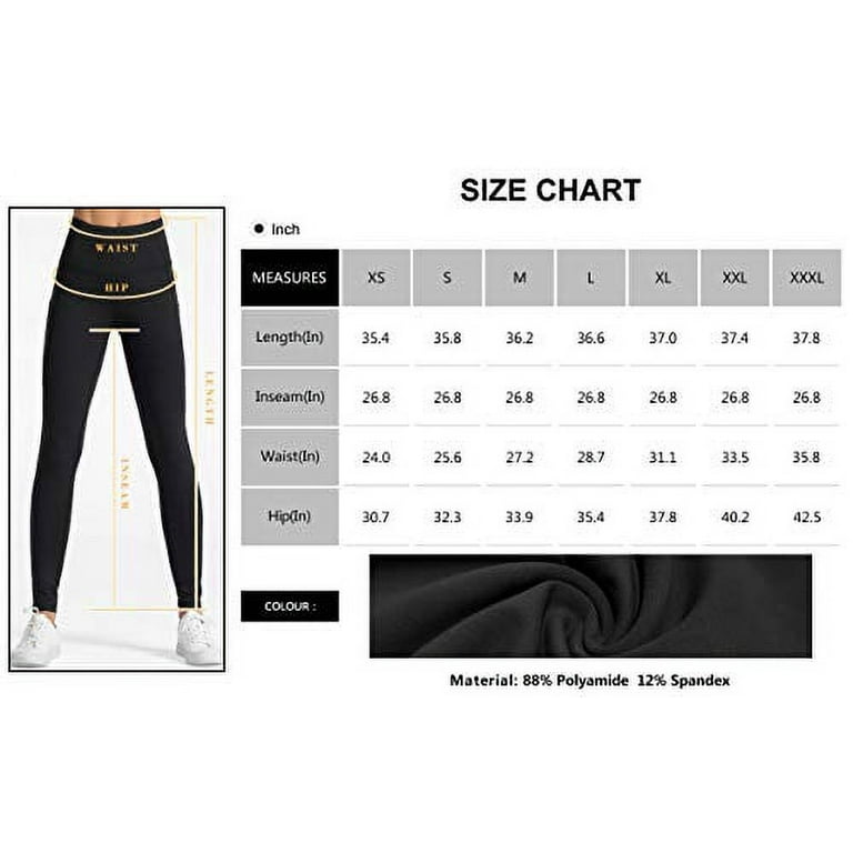 Dragon Fit High Waist Yoga Leggings with 3 Pockets,Tummy Control Workout  Running 