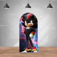 thumbnail image 4 of Arco de fondo de Sonic Hedgehog para fotografía, fondo de poliéster para decoración de fiestas de cumpleaños de niños, accesorios para fotomatón de baby shower, 4 of 4