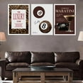 thumbnail image 4 of Cheetah Leopard Bows Lucky 8 Ball Art Poster Aesthetic Girly Room Dopamine Decor Painting Canvas Print Minimalist Preppy Wall Picture For Dorm, Apartment, Modern Home Decoration, 4 of 6