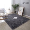 thumbnail image 2 of Washable Fluffy Area Rug Rectangular Anti-Slip Artificial Soft Plush Shag Carpet Home Bedroom Living Room Fluffy Rectangular Anti-Slip Artificial Soft Washable Fluffy Rectangular  Light P, 2 of 7