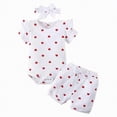 thumbnail image 4 of mgoYE Baby Girl Newborn Essentials Newborn Infant Baby Girl Clothes Romper Shorts Set Floral Summer Outfits Cute Baby Clothes Girl(White,3-6 Months), 4 of 4