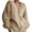 Caramel, variant on Women's Fuzzy Knit Cardigan: V Neck Long Sleeve Button Down Slouchy Furry Knit Sweaters Cardigans Outwear