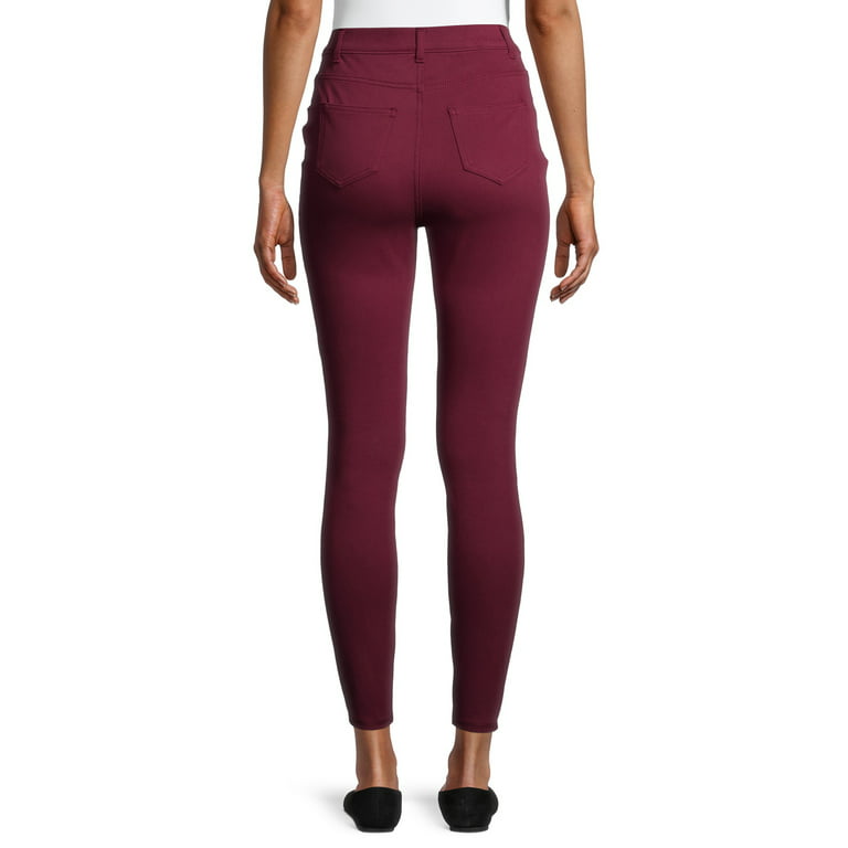 Time and Tru Women's High Rise Jeggings, Sizes XS-XXL