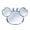 Blue, variant on Silicone Suction Plate with 3 Divided Compartments, No Spill Cute Crab Design Feeding Plate for High Chair Strong Suction Plate to Prevent Tipping for Home Use 9.06x5.91 Inch