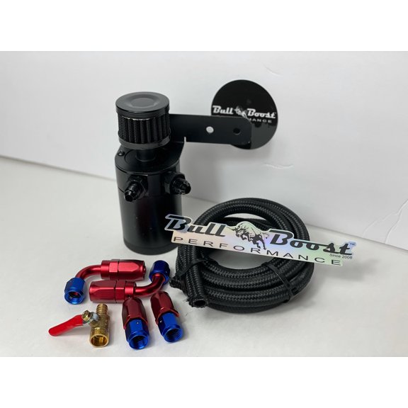 AN6 Motor Oil Catch Can 5ft Hose Kit and Filtered Universal -AN6