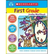 First Grade Jumbo Wkbk By Scholastic (Hardcover)