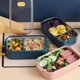 thumbnail image 4 of Fiambrera PortáTil para NiñOs Escuela Microondas Caja Bento con Compartimentos MóViles Contenedor de Alimentos de Ensalada Fruta Caja Verde, 4 of 5