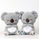thumbnail image 2 of Oso de peluche con 4 modos de respiración, se puede apagar la música, muñeco de peluche de koala relajante para bebés, compañero de sueño para bebés, muñeco de juguete con sonido y luz, 2 of 5