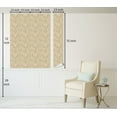 thumbnail image 5 of Ambesonne, Garden Scene Peel & Stick Wallpaper for Home, Springtime Vibes Boho, 13"x72", Pale Khaki White Camel, 5 of 5