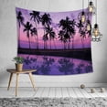 thumbnail image 2 of Cumka Home Sunrise Beach Tapestry Wall Hanging, Sunset Sea Ocean Tapestry Tropical Seashore Island Wall Tapestry Beach Wave Nature Tapestry, Beach Wall Decor for Dorm Bedroom Living Room 80"W x 60"L, 2 of 5