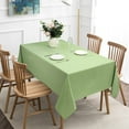 thumbnail image 2 of Rectangle 100% Cotton Tablecloth - Pack of 6 - Sage Solid (54 x 70 Inch) Table Covers for Dinnings, Weddings, Banquet & Parties - 400TC Table Runners & Linen, Wrinkle Free and Ultra Soft., 2 of 5