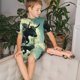 thumbnail image 4 of Balery Bull Charging Through Waves Conjunto de Pijama Infantil de Manga Corta con Estampado – Ropa de Dormir de Algodón Suave-3X-Large, 4 of 6