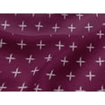 thumbnail image 4 of oneOone Viscose Jersey Fabric Plus Sign Kasuri Print Fabric By The Yard 60 Inch Wide, 4 of 5