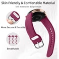 thumbnail image 2 of Tianle 15 Pack Silicone Sport Watch Bands, Compatible with Samsung Galaxy Watch 6/5/4, 20mm Waterproof Replacement Strap for Women Men, 2 of 9