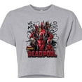 thumbnail image 3 of Marvel Deadpool & Wolverine - We Are Deadpool Doodles - Juniors Cropped Graphic T-Shirt, 3 of 5