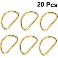 thumbnail image 2 of YISITIAN 20pcs D Ring Buckle Bags Ring Semi-circular d Ring D Buckle CJ919-58726, 2 of 9