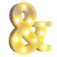 thumbnail image 1 of Feltree Alphanumeric Light Up Letters & Numbers, Warm White LED Marquee Signs for DIY Messages, Party Bar Christmas Wedding Decor Battery Operated, 1 of 8