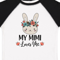 thumbnail image 4 of Inktastic My Mimi Loves Me Granddaughter Bunny Girls Toddler T-Shirt, 4 of 5
