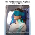 thumbnail image 3 of Almohada de viaje Inspieyes para aviones con máscara de ojos Lake Blue, 3 of 7