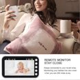 thumbnail image 3 of Video Baby Monitor, Baby Caregiver, 4.3 Inch IPS Screen Baby Camera Monitor Lullaby Feeding Alert, EU Plug, 3 of 5