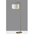 thumbnail image 4 of Adesso Brinkley 65" Antique Brass Task Floor Lamp with White Two-Tiered Drum Shade, 4 of 6