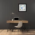 thumbnail image 3 of Loreth, Lanie 26x26 Black Ornate Wood Framed with Double Matting Museum Art Print Titled - French Floral, 3 of 4