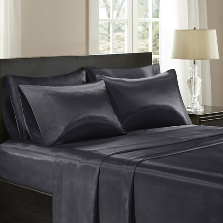 Comfort Classics Satin Wrinkle-Free Luxurious 6-Piece Sheet