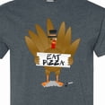 thumbnail image 4 of Inktastic Turkey Holding a Sign Says Eat Pizza T-Shirt, 4 of 5