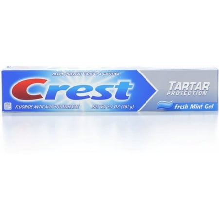 Crest Tartar Protection Toothpaste, Fresh Mint Gel 6.4 oz (Pack of