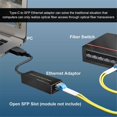 thumbnail image 5 of USB-C to RJ45 Gigabit Ethernet Adapter USB3.0 Type-C to 10/100/1000Mbps RJ45 Network Card, 5 of 5