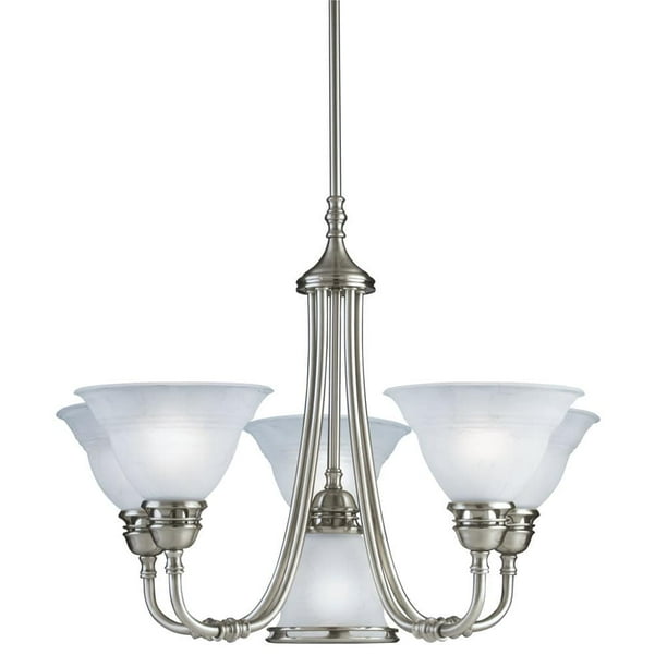 Aztec Lighting Transitional 6-light Antique Pewter Chandelier - Walmart