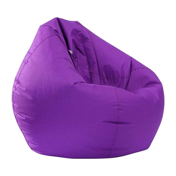 EcoNesxp Waterproof Zipper Bean Bag Canvas Chair Cover Unfilled Lazy Bean Bag Chair Cover