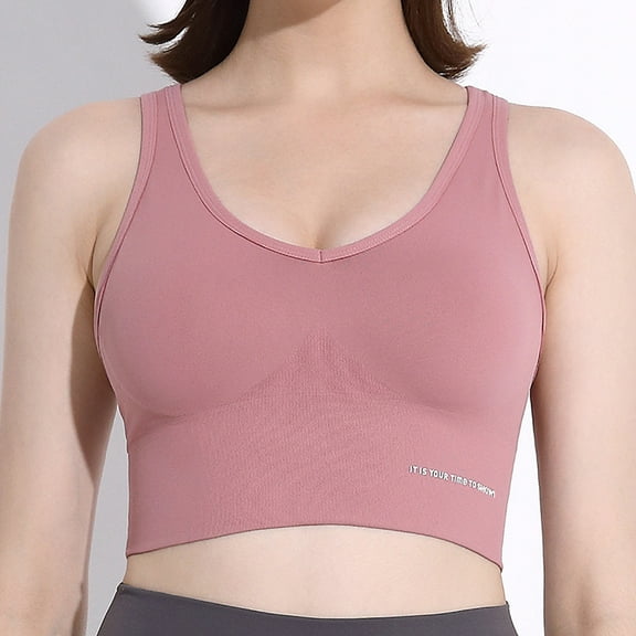 Sokhug Sports Bras for Women Seamless Comfort Wireless Yoga Underwear