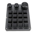 thumbnail image 1 of Clavier Macro Personnalisé Programmable 16 Touches Filaire Petit Clavier Mécanique de Jeu pour Copier Coller PS Graphics, 1 of 7