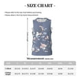 thumbnail image 4 of Rocae Watercolor Flowers Butterfly for Men's Basketball Jersey Lightweight and Breathable Athletic Tank Top,Quick-Drying Sports Jersey 4X-Large, 4 of 9