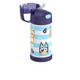 thumbnail image 3 of Thermos Kids Stainless Steel Vacuum Insulated Funtainer 12 oz Water Bottle with Flip up Straw, Bluey, 3 of 8