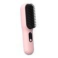 thumbnail image 2 of Plancha de pelo Mini cepillo alisador 2 en 1 Rizador y alisador Anti rosa, 2 of 9