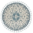 thumbnail image 2 of SAFAVIEH Aspen LACEWORK Oriental Runner Rug, Ivory/Blue, 2'3" x 11', 2 of 10