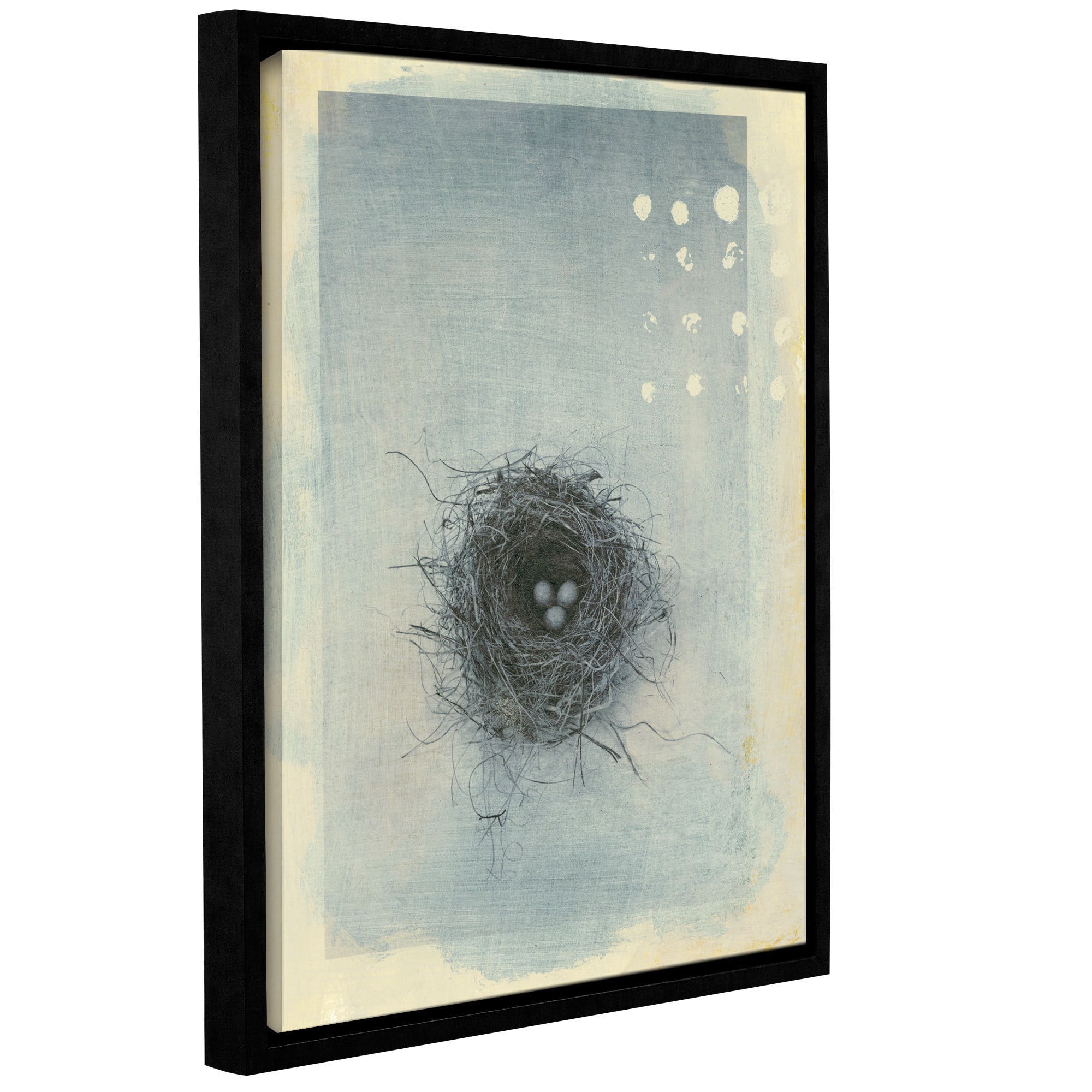 ArtWall Elena Ray "Neutral Tone Nest" Gallery-Wrapped Floater-Framed Canvas