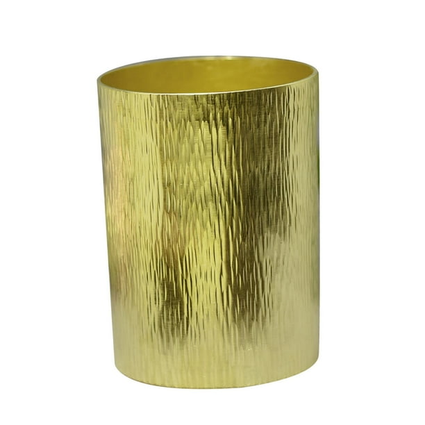 Taza de cobre puro de 400 ml para beber, ideal para cenas festivas. Amarillo