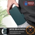 thumbnail image 6 of ELEHOLD For Samsung Galaxy A36 5G Case,PU Leather Flip Cover Card Holder Kickstand Feature Full Protection Wallet Case Cover with Wrist Strap For Samsung Galaxy A36 5G, Green, 6 of 6