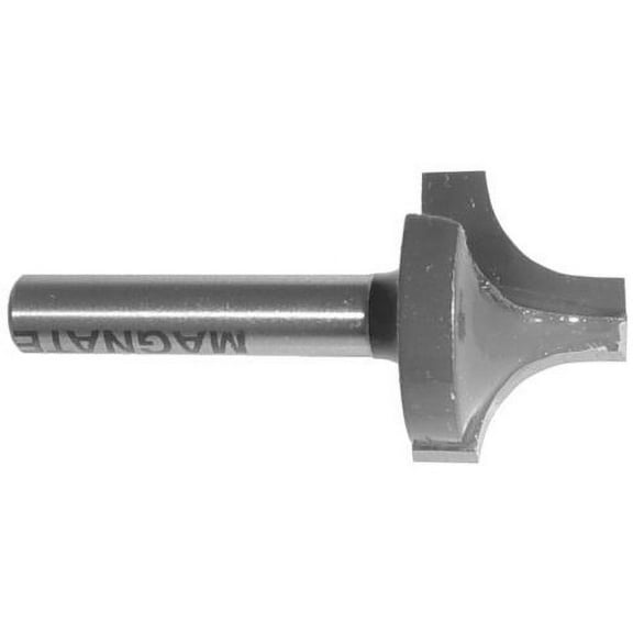 Magnate 3913 Plunge Roundover Router Bit - 5/16" Radius, 1/4" Small Diameter, 1/4" Shank Diameter, 7/16" Cutting Length, 1-1/4" Shank Length