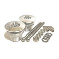 thumbnail image 1 of Quik-Latch QL-38L-LP/P Polished Lockable Push Button Release Hood Pin Kit, 1 of 3